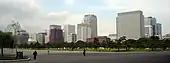 Marunouchi office district seen from Imperial Palace Square