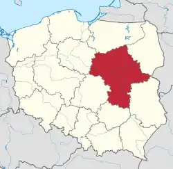 Location within Poland