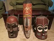 BaKongo masks from the Kongo Central region