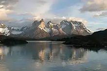 Image 28View of Cuernos del Paine in Torres del Paine National Park, Chile (from Andes)