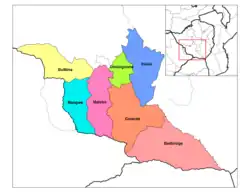 Umzingwane District in Matabeleland South