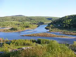 Confluence of Matapédia and Restigouche Rivers