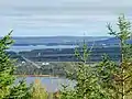 Lake Matapédia view from Val-Brillant