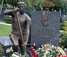 Matija Ljubek's grave