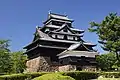 Tenshu of Matsue Castle in Matsue, Shimane PrefectureBuilt in 1607