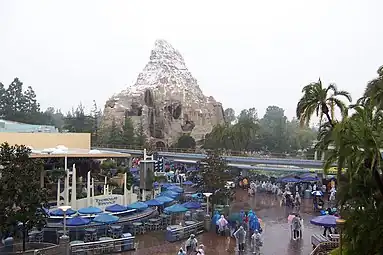 Matterhorn view from Tomorrowland