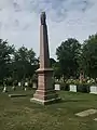 Gault's funeral monument in Mount Royal Cemetery.