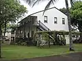 Baldwin House with grape arbor, 1834–1849