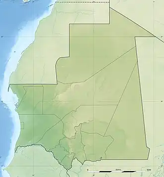 Dhar Tichitt is located in Mauritania