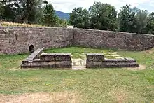 overall photo of altar remains