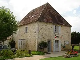 The town hall in Mauvières