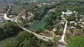 The Salvador Fernandez Bridge and Mopan River