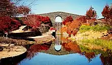 The bluestone bridge waterfall