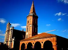 The church in Mazères