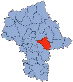 Location within the voivodeship