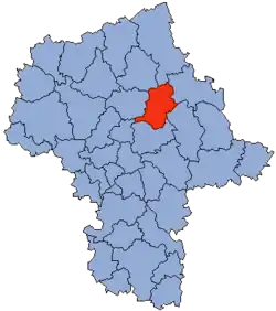 Location within the voivodeship