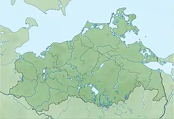 Borgwallsee is located in Mecklenburg-Vorpommern