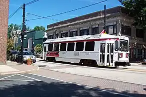 SEPTA trolley on State Street