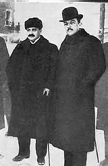 Mehmet Talat Pasha and Richard von Kühlmann