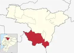 Mejía Canton in Pichincha Province