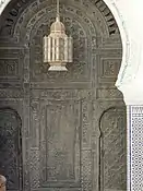 The anaza of the Grand Mosque in Meknes, dating from 1715 but copying the form of earlier Marinid examples