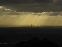 View of Melbourne from the summit of Mount Dandenong