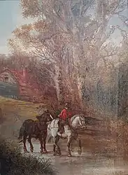 Harden Sidney Melville, Autumn Scene. Oil on canvas, c1880.