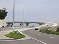 Clearwater Memorial Causeway, from the entrance/exit ramp at the Clearwater end.