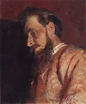 Portrait of the painter Vladimir Menk (1884).