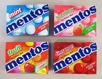 Mentos boxes