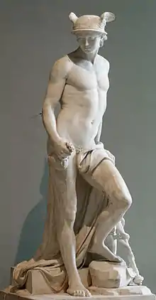 Mercury or Commerce, by Augustin Pajou (1780)