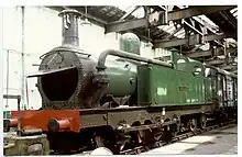 Mersey Railway 0-6-4T No.5 "Cecil Raikes" at Steamport Southport in 1988