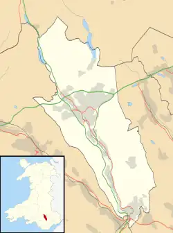 Treharris is located in Merthyr Tydfil