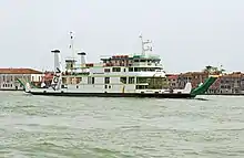 Ferry from Tronchetto to Lido in “Canale della Giudecca”