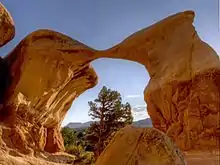 Metate Arch in Devils Garden