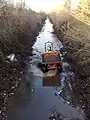 Construction work on the line near Chorlton