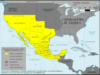 Image 32Mexico in 1824. Alta California included today's Nevada. (from Nevada)