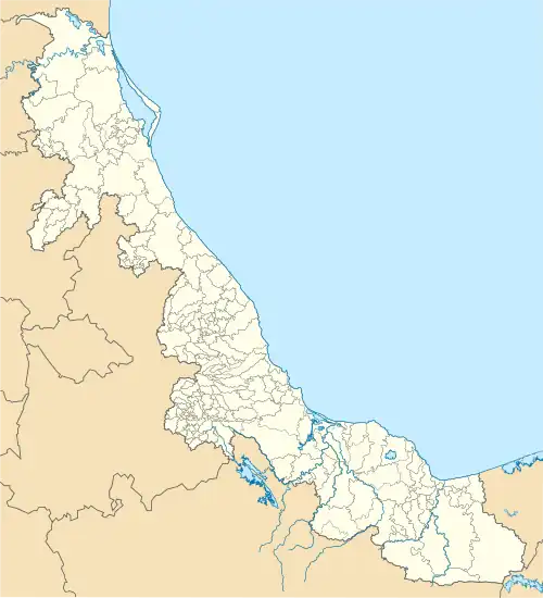 Landero y Coss Municipality is located in Veracruz