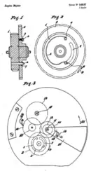 Illustration attached to Meylan's automatic module patent