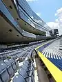 The completed east side structure, from the first floor of the new Jack Roth Stadium Club