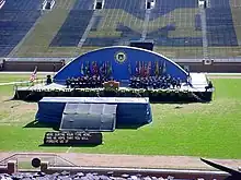 Graduation ceremony at Michigan Stadium, 2003