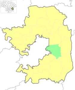 Location of Mickūnai Eldership