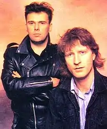 Coughlan and O'Hagan in the late 1980s