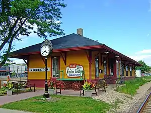 Chicago, Milwaukee, St. Paul & Pacific Depot, Middleton, Wisconsin