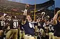 Navy postgame celebrations