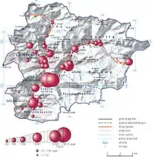 Image 12Population of Andorra by settlement in 2013 (from List of cities and towns in Andorra)