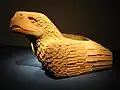 Cuauhxicalli in the shape of an eagle, from the Templo Mayor