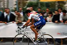 Miguel Indurain riding a Pinarello in 1996