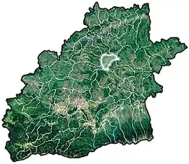 Location in Sibiu County