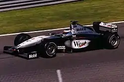 Mika Häkkinen driving for McLaren at the 1999 Canadian GP